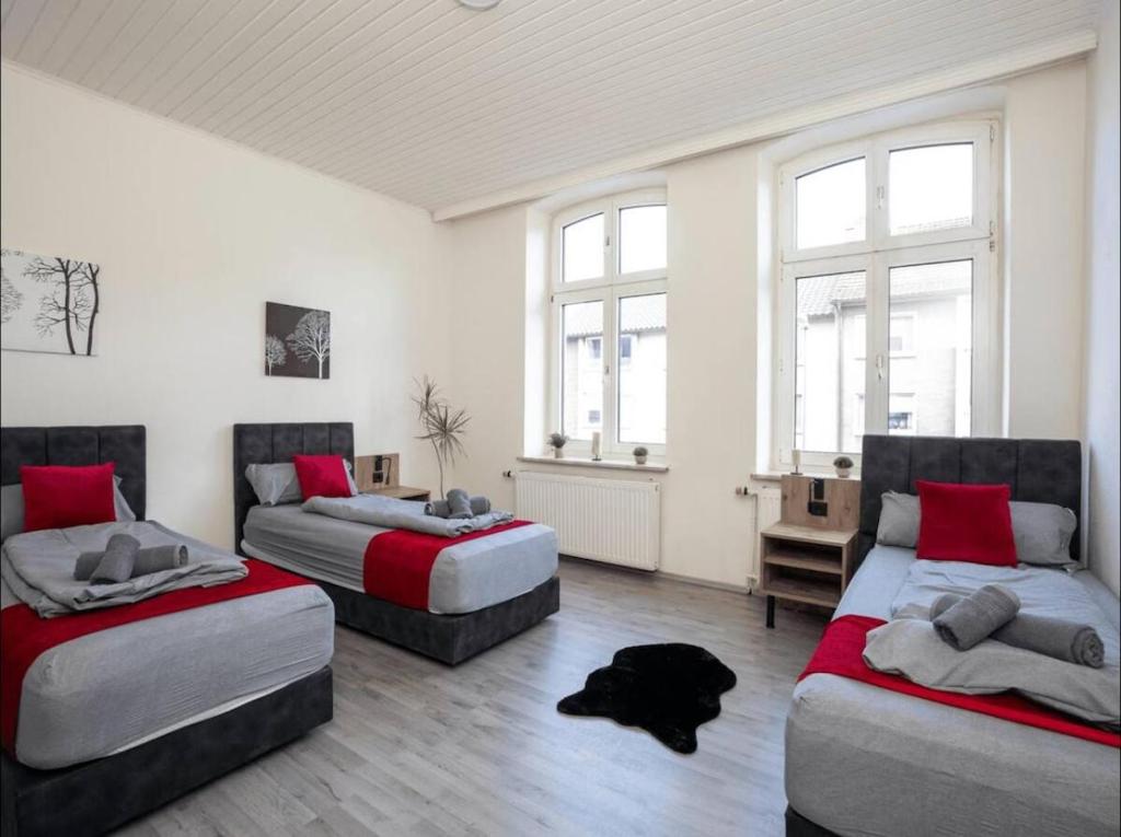 Schlafzimmer mit 2 Einzelbetten