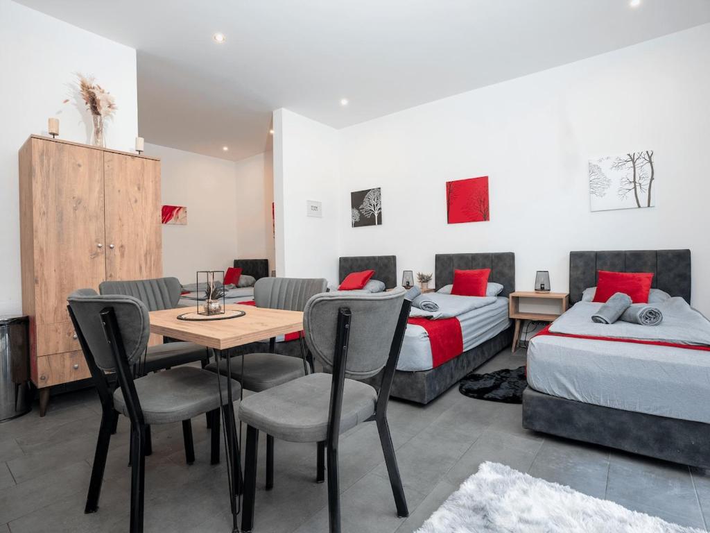 Wohnbereich im Apartment 3 Recklinghausen Hochlarmark