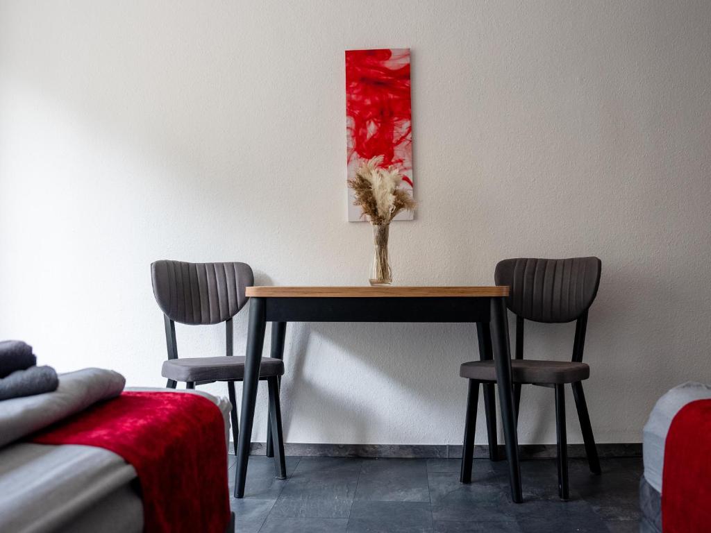 Wohnbereich des Apartment 4 in Duisburg