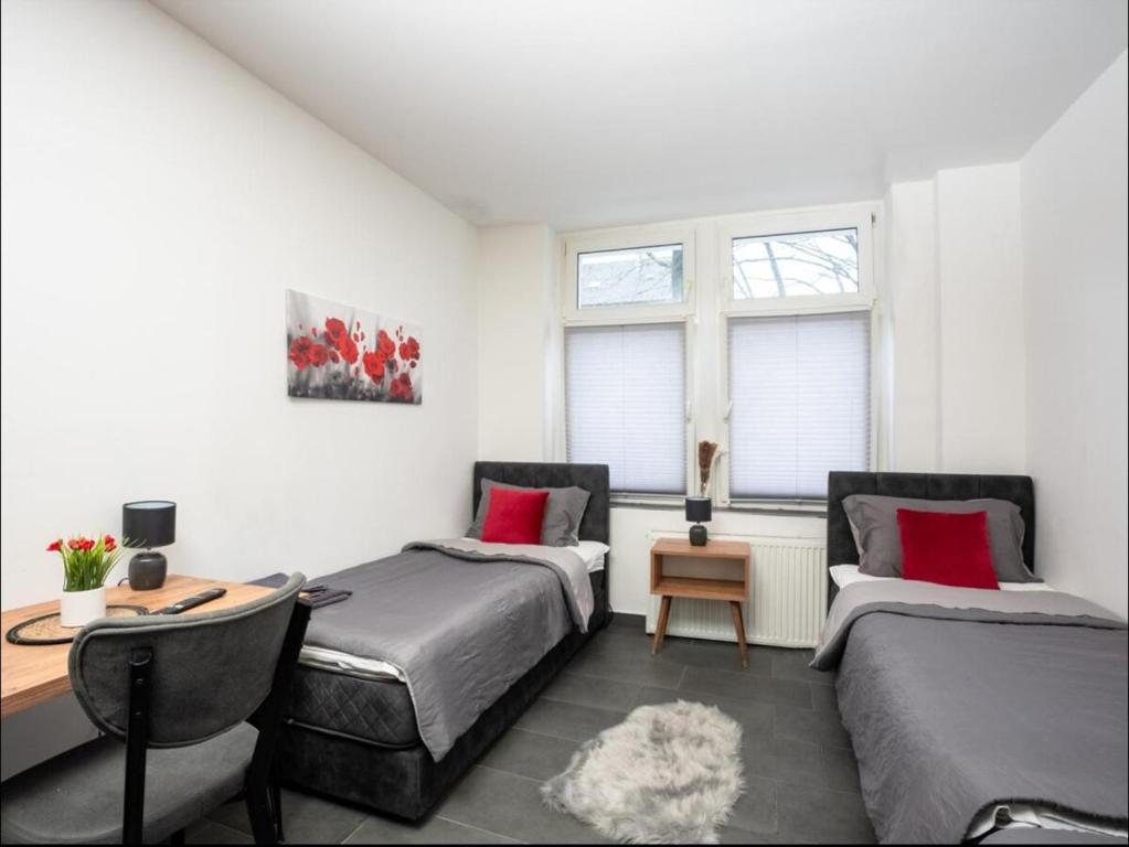 Schlafzimmer mit Einzelbetten