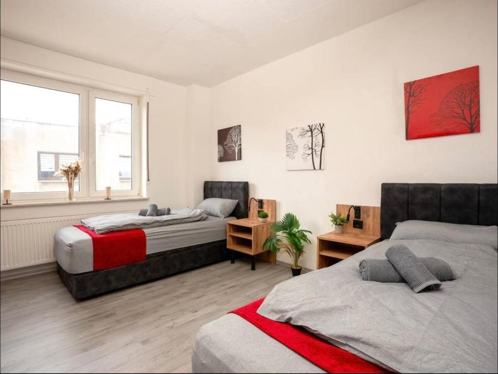 Schlafzimmer 1 mit 2 Einzelbetten